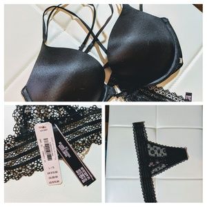 NWT Victoria's Secret lingerie set, 32D, L panties
